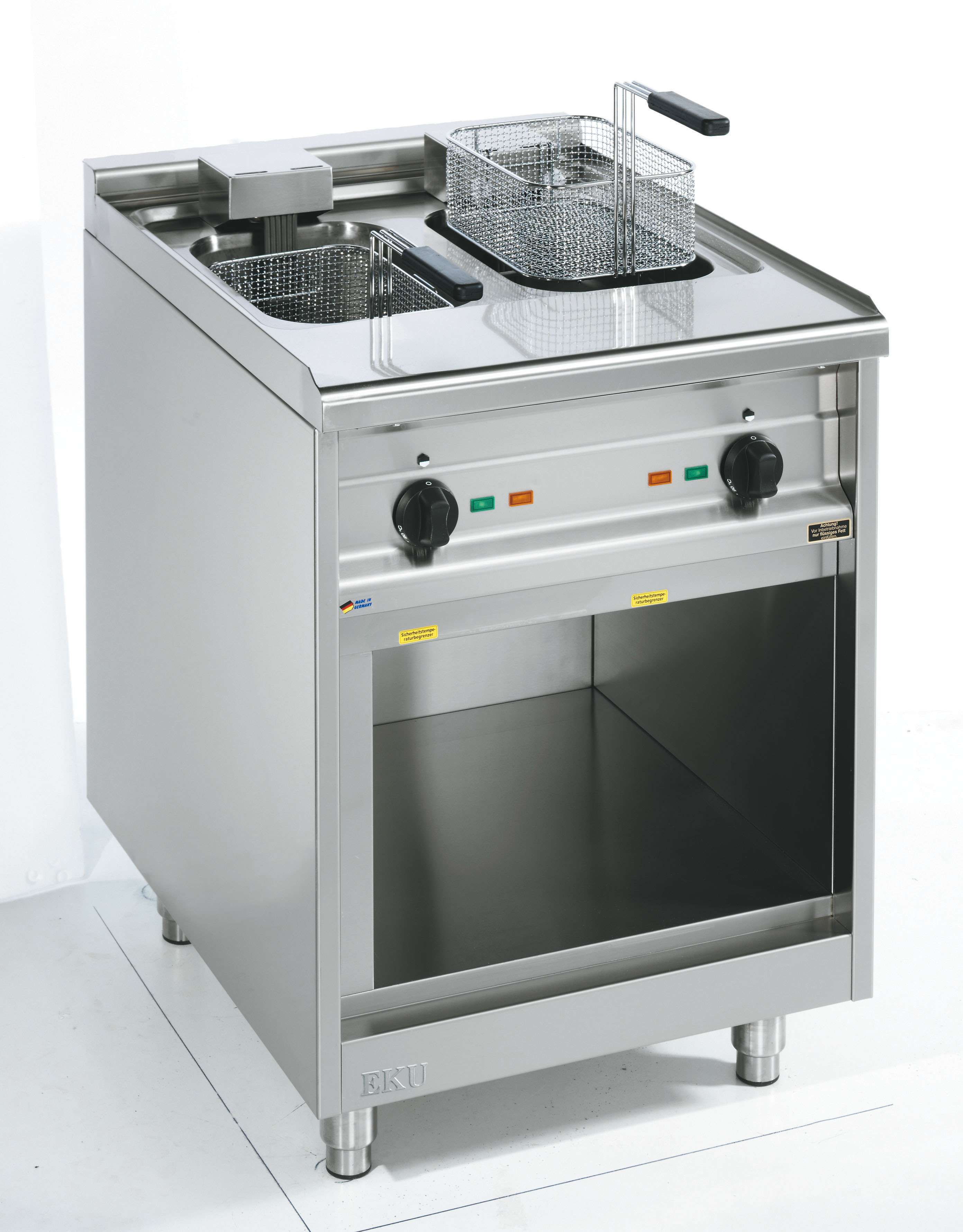 EKU Elektro-Doppelfritteuse  850-FRE-60-200