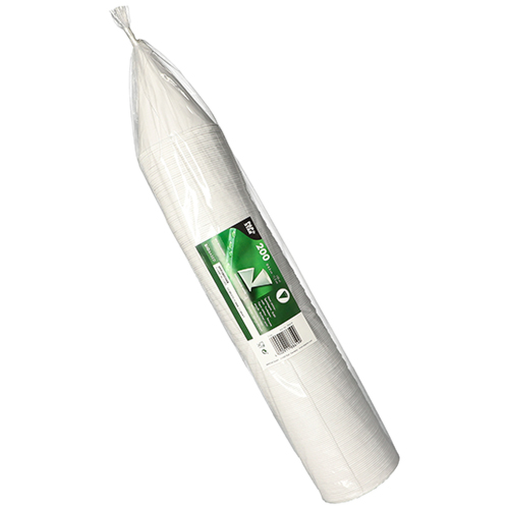 PAPSTAR Spitzbecher, Zuckerrohrpapier 150 ml Ø 8,5 cm · 11,5 cm weiss mit Pa