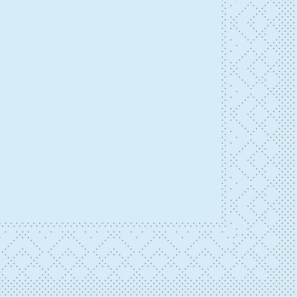 Mank Serviette Basic hellblau 24 x 24 cm 1/4 Falz