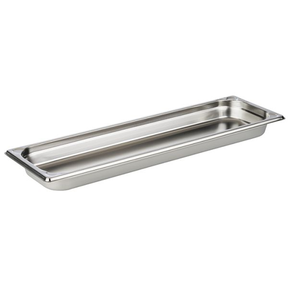 APS GN 2/4 Behälter 53,0 x 16,2 cm, Tiefe: 40 mm , Edelstahl, 2,4 Liter