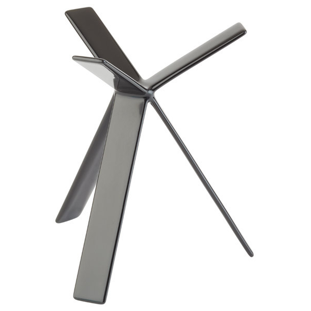 APS Buffet-Ständer -STAR- H: 18 cm , Metall, schwarz ummantelt