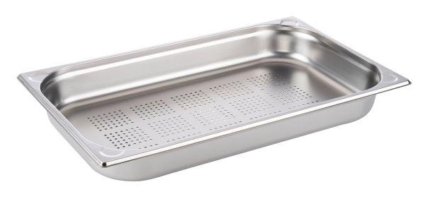 APS GN 1/1 Behälter, perforiert 53 x 32,5 cm, Tiefe: 65 mm , Edelstahl, 9 Liter