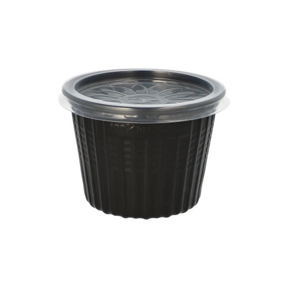 Papstar Mehrweg-Snack- und Suppenbecher PP 500 ml Ø 11,5 cm · 8,5 cm schwarz