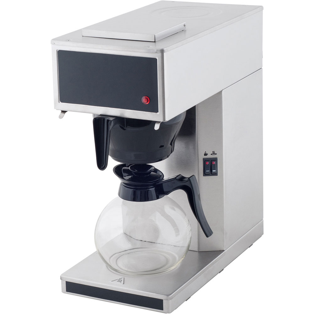 Stalgast Filterkaffeemaschine 1,6 Liter, inklusive Glaskanne, 205 x 385 x 455 mm