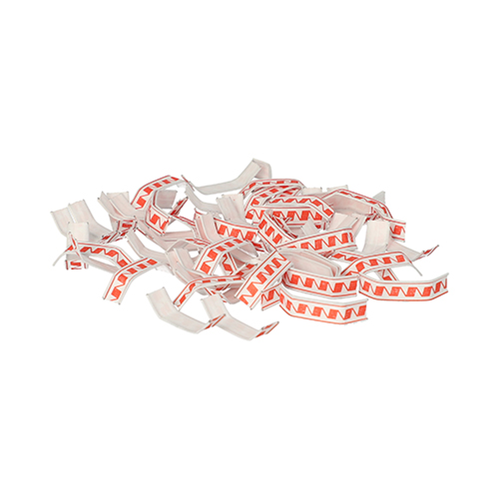 PAPSTAR Verschluss-Clips, drahtverstärktes Papier 3,3 cm x 0,8 cm x 0,1 cm