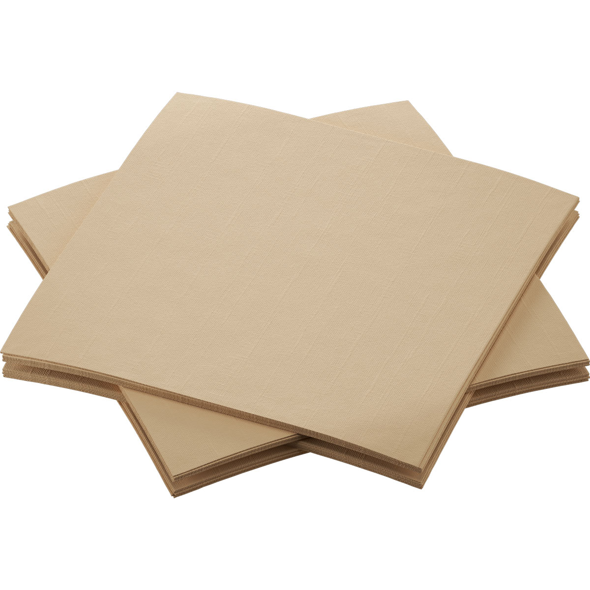 Duni BIO-DUNISOFT-SERVIETTEN 20 x 20 cm, 1/4-Falz, UNI