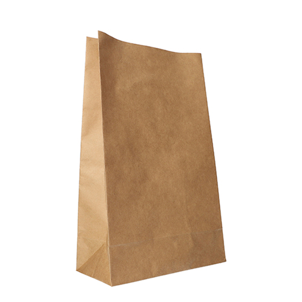 Papstar Blockbodenbeutel, Kraftpapier 36 cm x 22 cm x 11 cm braun