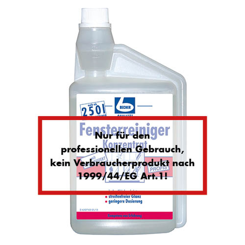 Papstar "Dr. Becher" Fensterreiniger Konzentrat 1 l Dosierflasche