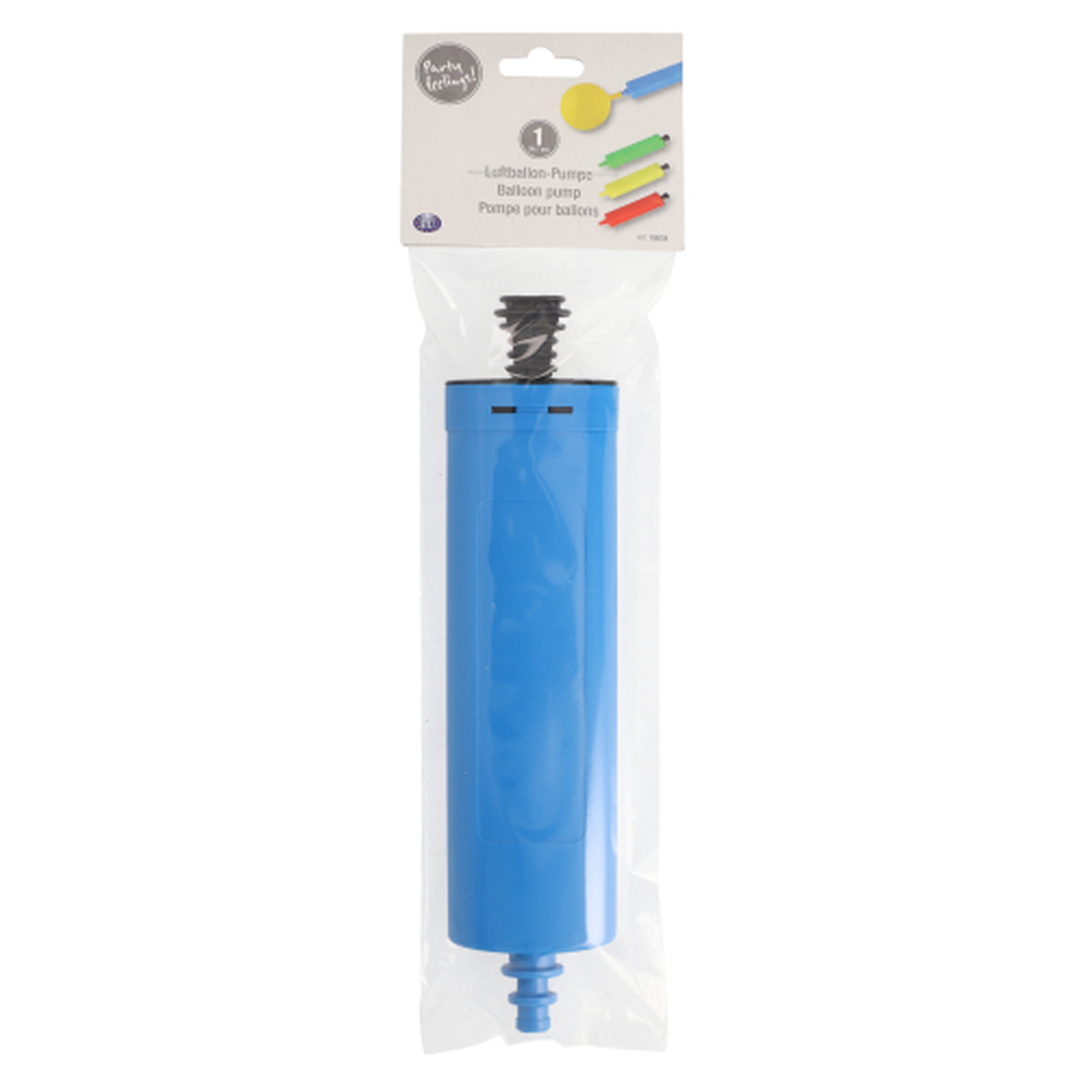 Papstar Pumpe für Luftballons 26 cm x 6 cm farbig sortiert