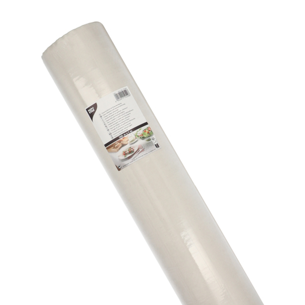 Papstar Papiertischtuch mit Damastprägung 100 m x 1 m weiss