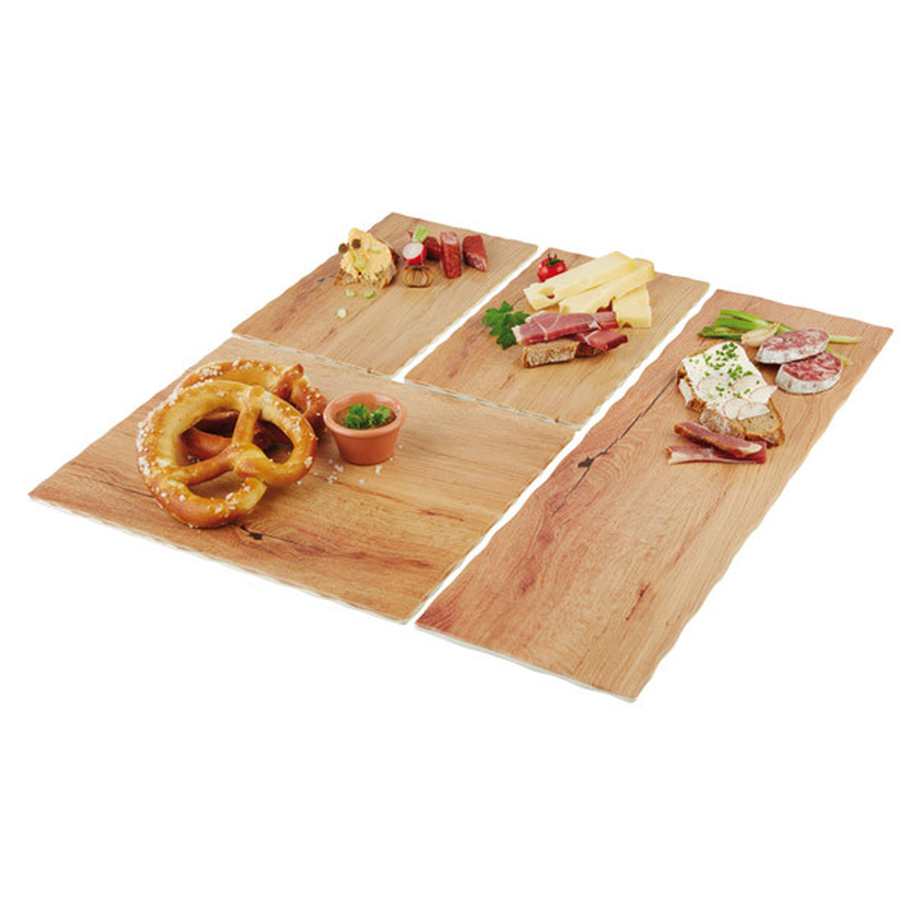 APS GN 1/2 Tablett -OAK LIGHT- 32,5 x 26,5 cm, H: 1,5 cm , Melamin, Holzoptik (E