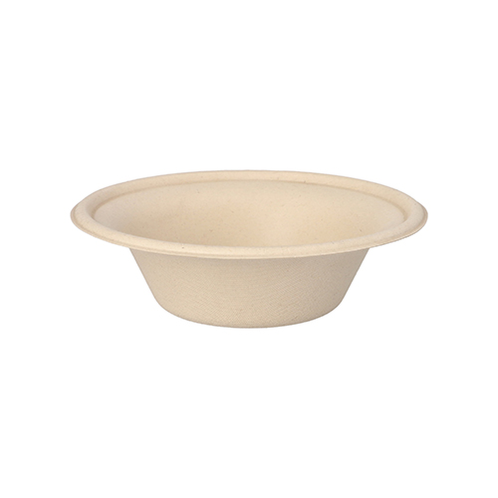 Papstar Schalen, Zuckerrohr "pure" 380 ml Ø 15,5 cm · 4,6 cm natur