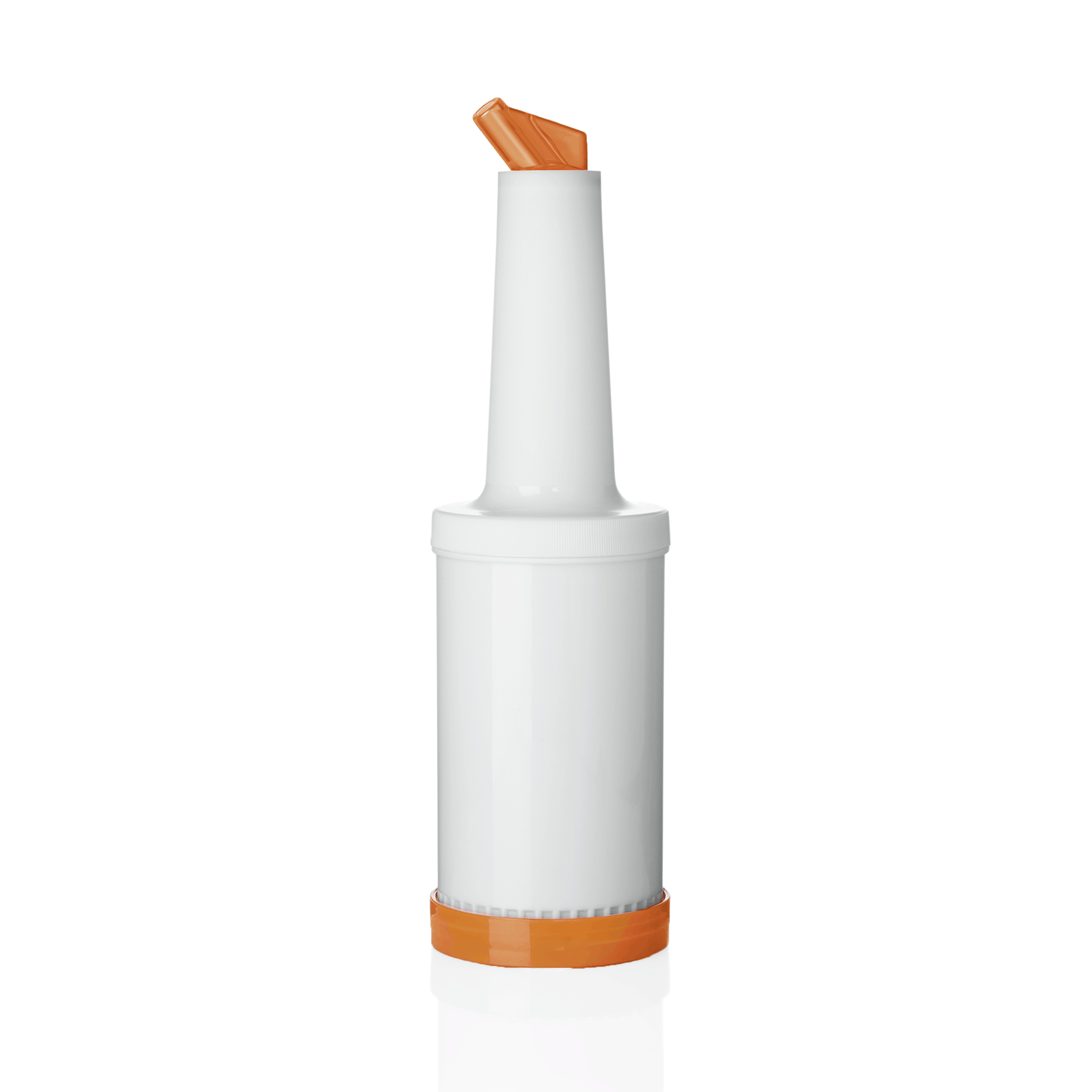 WAS Dosier- und Vorratsflasche Speed bottle, 0,85 ltr., orange, Ø 9 cm, Polyprop