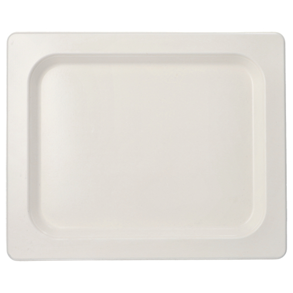 Papstar Servierplatten, Zuckerrohr GN 1/2 2 cm x 32,4 cm x 26,4 cm weiss