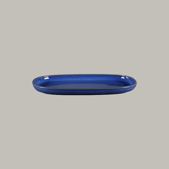 RAK Platte oval - cobalt Länge: 30.2 cm / Breite: 20 cm / Höhe : 2.5 cm