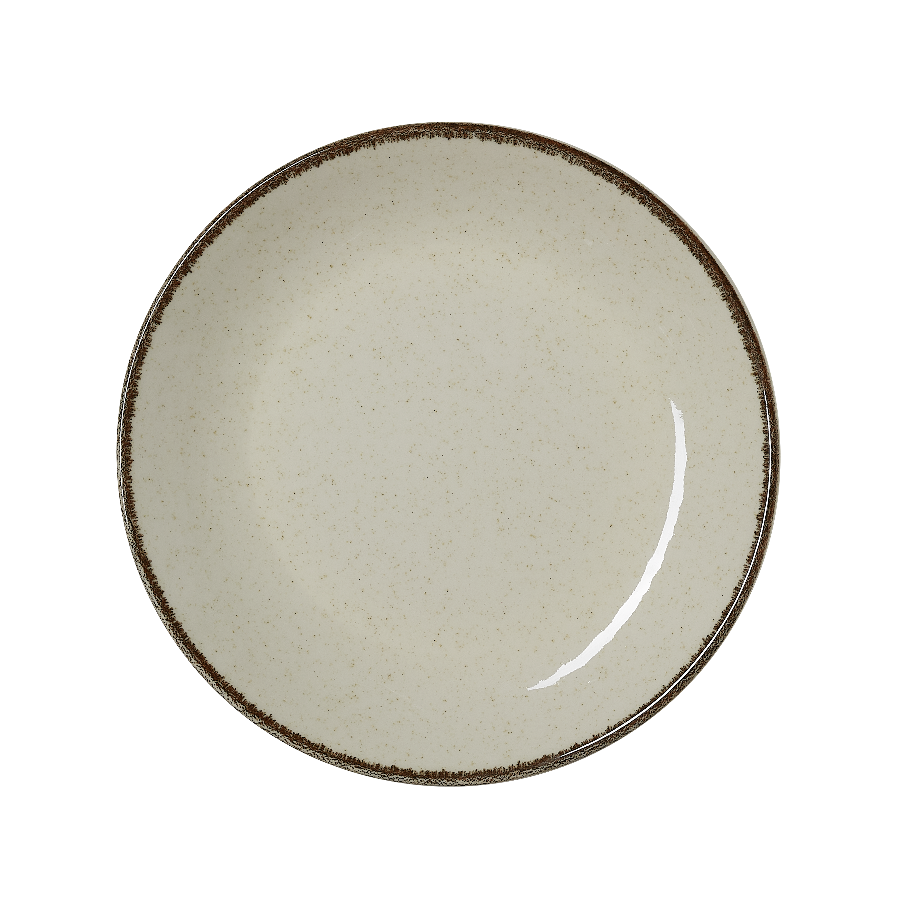 WAS Teller Set SMILLA SAND, flach, Ø 21 cm, Set á 6 Stück, sand, Porzellan