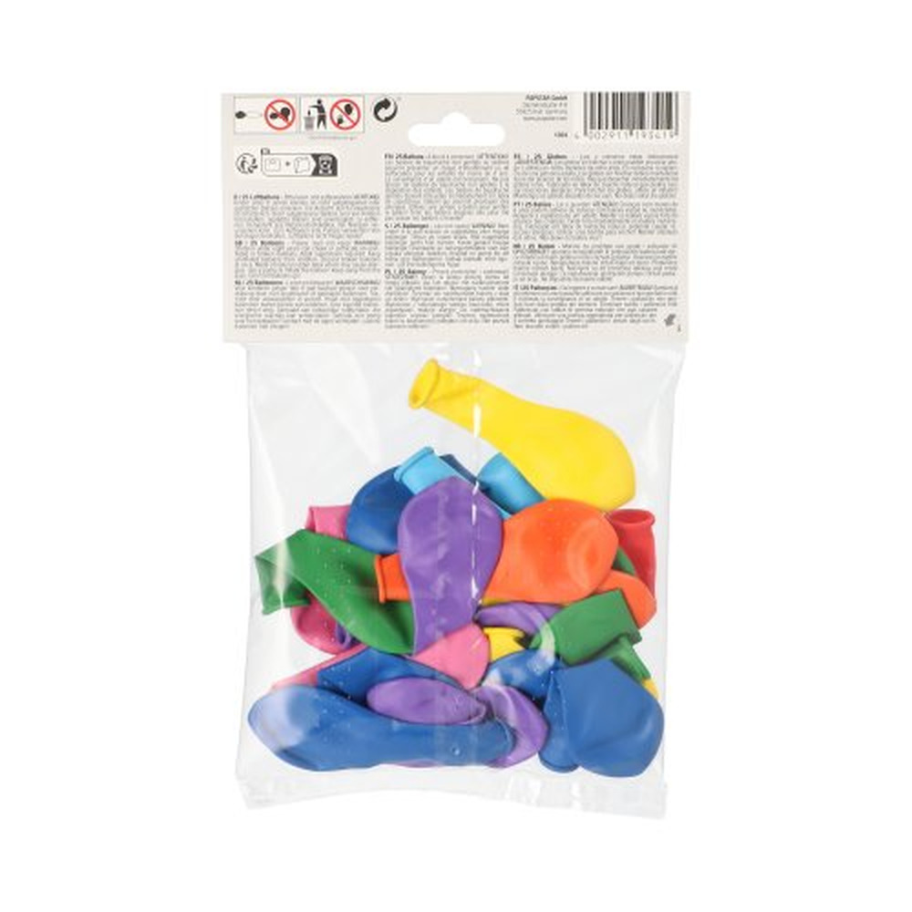 Papstar Luftballons Ø 16 cm farbig sortiert