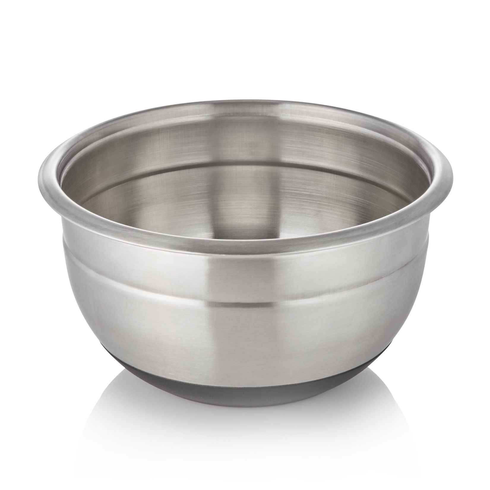 WAS Rührschüssel mit rutschhemmendem Boden, Ø 24 cm, 5 ltr., mit Skalierung, Chr