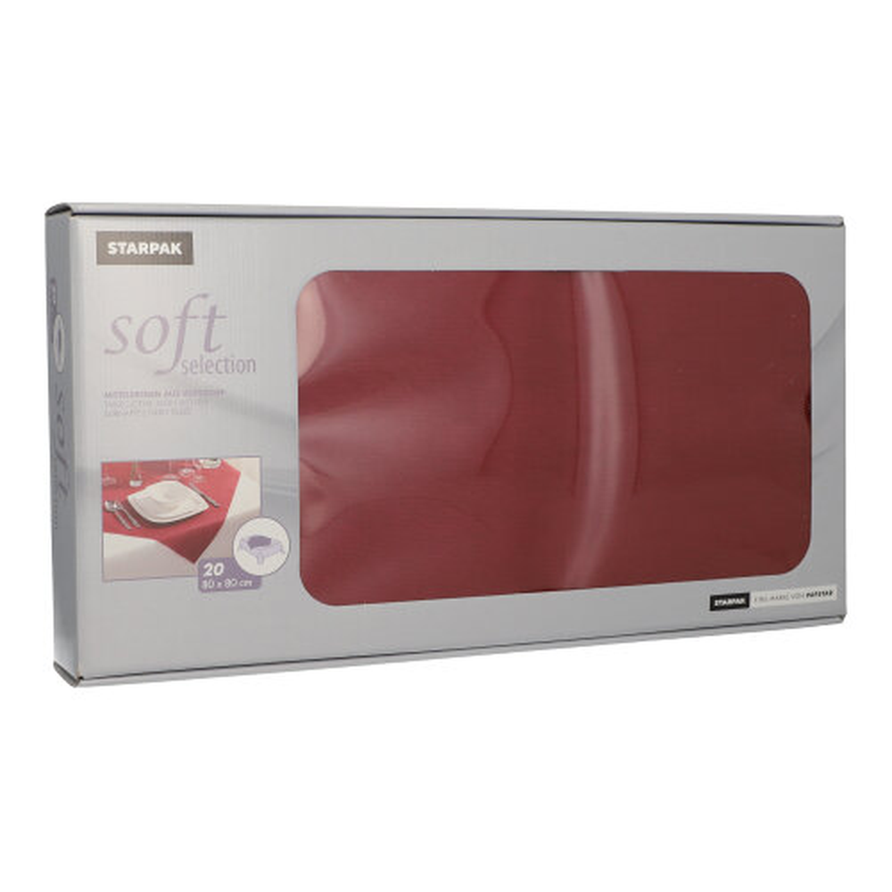 PAPSTAR Mitteldecken, stoffähnlich, Vlies soft selection 80 cm x 80 cm bord