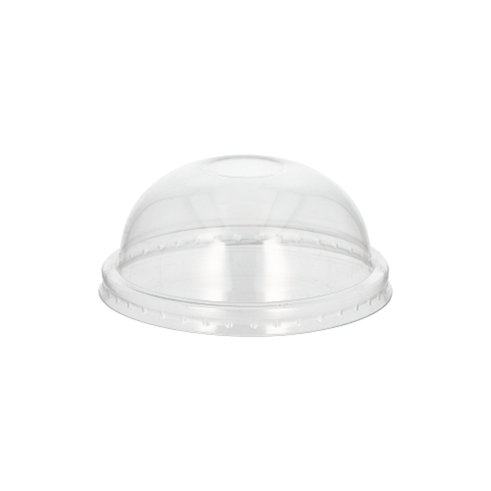 Papstar Dom-Deckel für Suppenbecher PET rund Ø 9,8 cm · 4 cm transparent