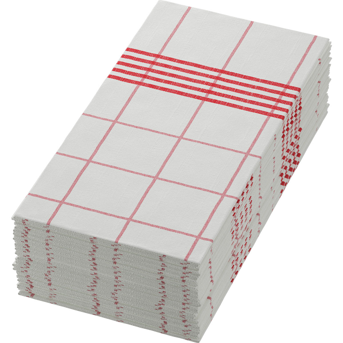 Duni Dunisoft-Servietten 48 x 48 cm 1/8 Buchfalz Towel red Lagerabverkauf