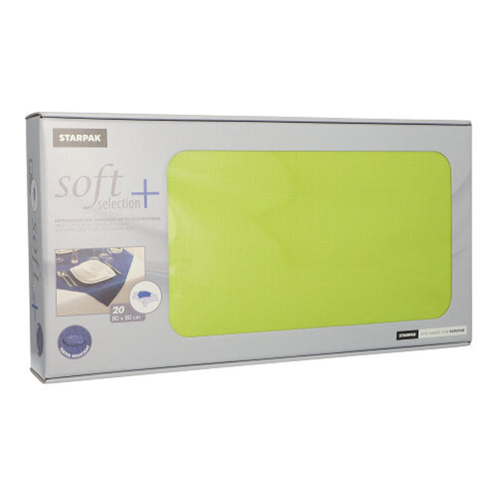 PAPSTAR Mitteldecken, stoffähnlich, Vlies soft selection plus 80 cm x 80 cm