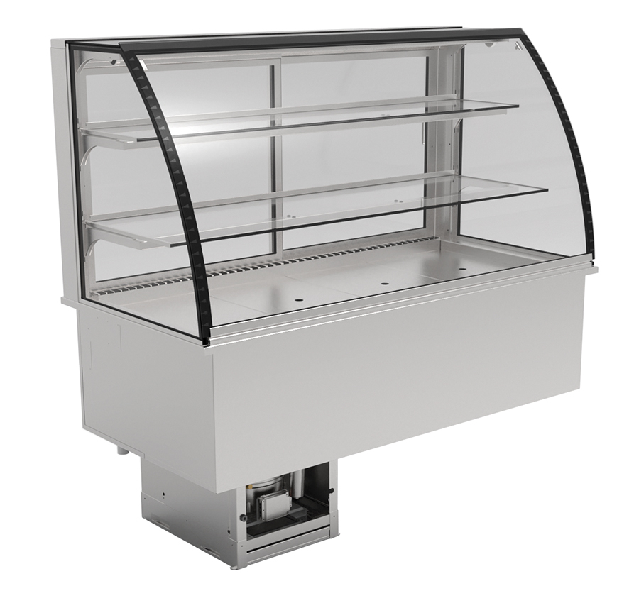 Nordcap Einbaukühlvitrine GLR 145-7