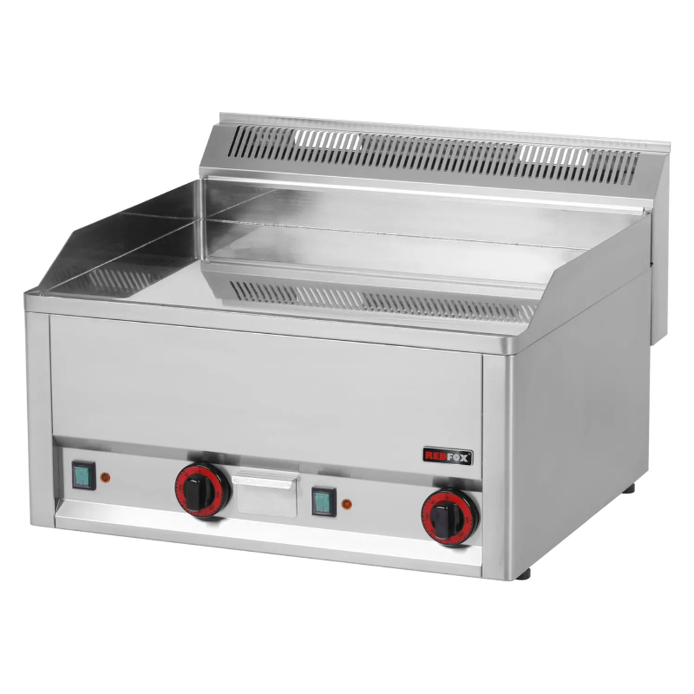 KBS Elektro-Grillplatte 2 Heizzonen Grillfläche glatt hartverchromt Auftischgerä