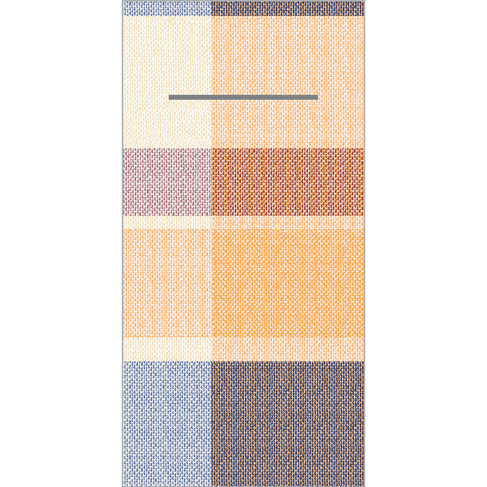 Mank Pocket-Napkins Marc bordeaux-blau 40 x 40 cm 1/8 Falz