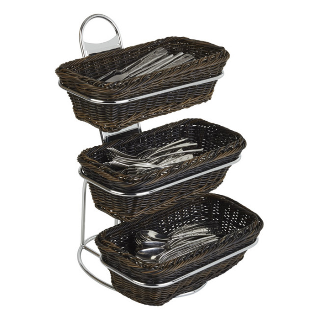 APS Buffet-Leiter -LITTLE GN- 31,5 x 32 cm, H: 48 cm , Metall, verchromt