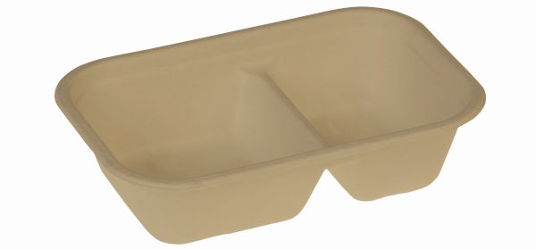 Pacovis Schale nature,420/250ml 2-tlg., r.eckig, 229x153x57mm