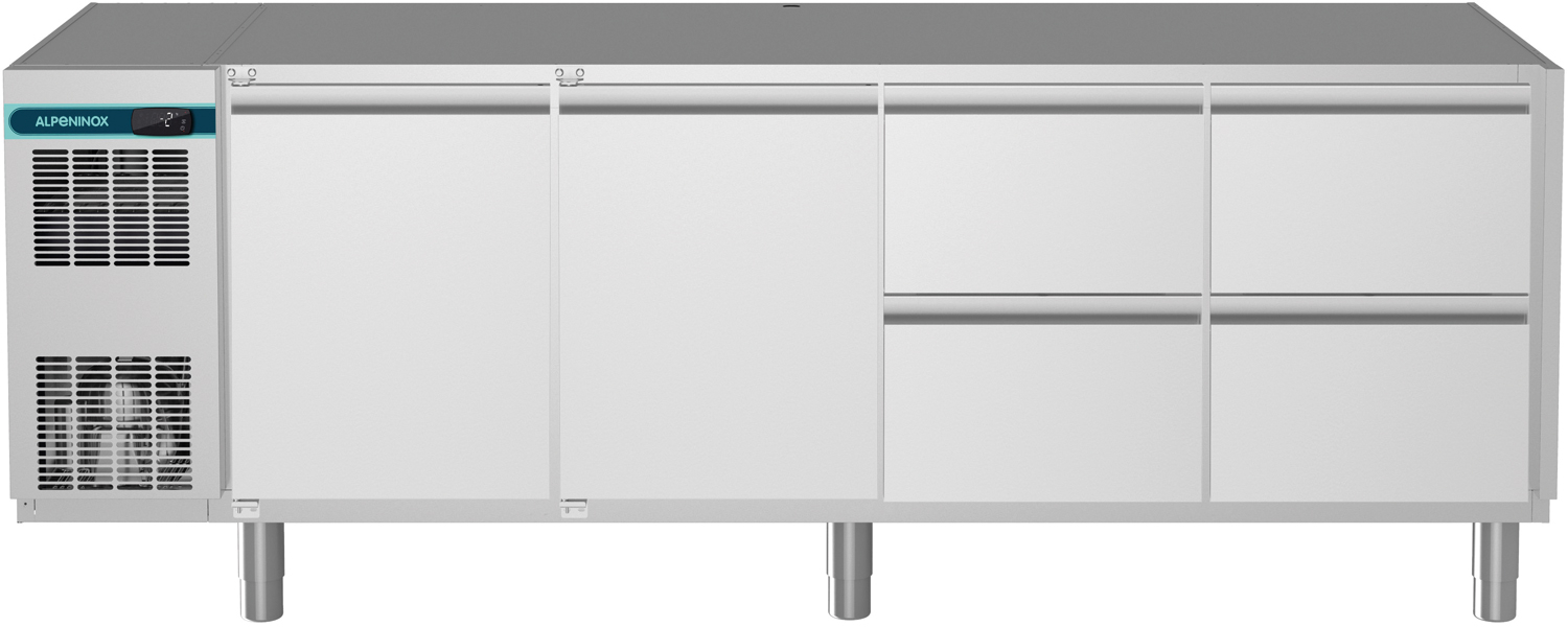 Nordcap Kühltisch, 4 Abteile CLM 650 4-7031