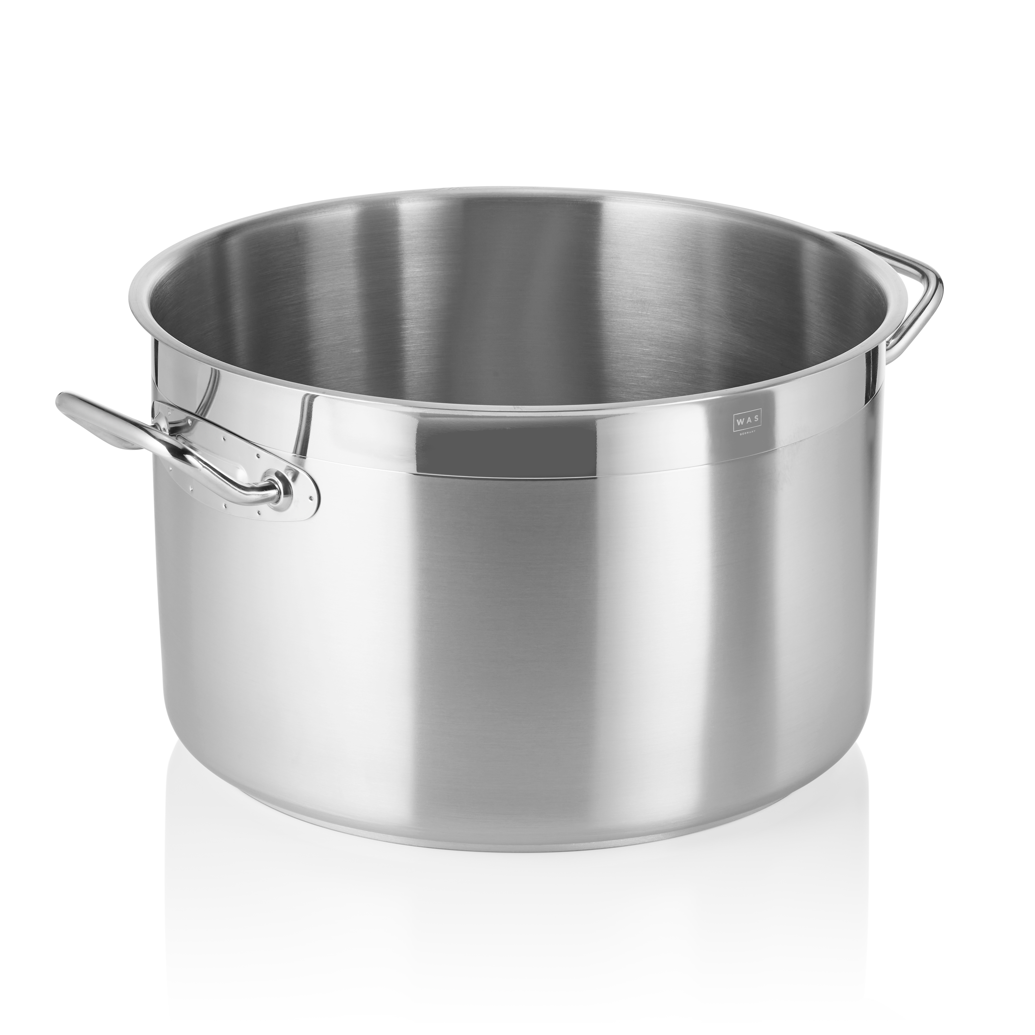 WAS Bratentopf COOKWARE 21, Ø 40 cm, 28 ltr., Chromnickelstahl 18/10