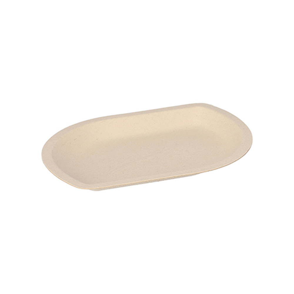 Papstar Snacktrays Zuckerrohr 1 cm x 13,2 cm x 9,7 cm natur