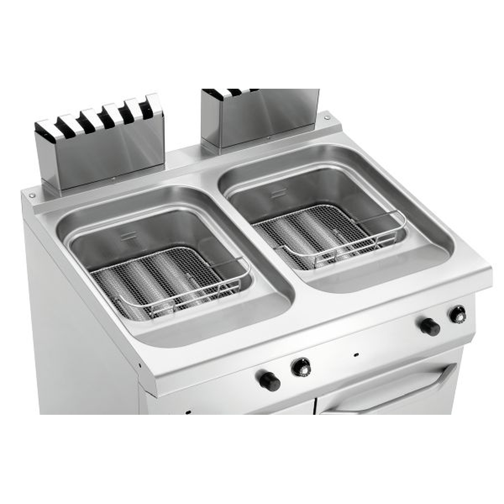Bartscher Gas- Standfritteuse mit 2 Becken