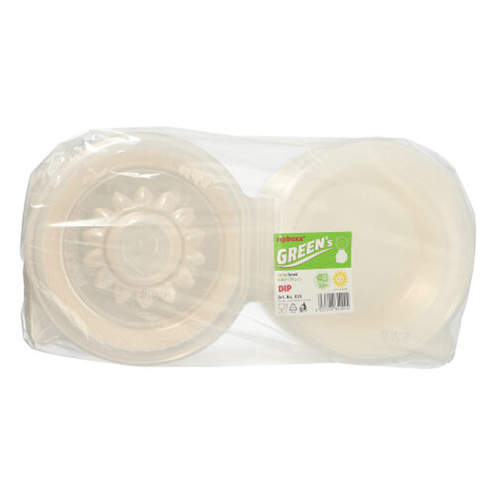 PAPSTAR Feinkost- und Salatschalen mit Klappdeckel PP rund 950 ml 9,2 cm x 22