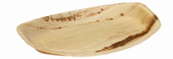 Pacovis Platte mittel Palmblatt, 34.5x23.5x2.5cm, naturesse