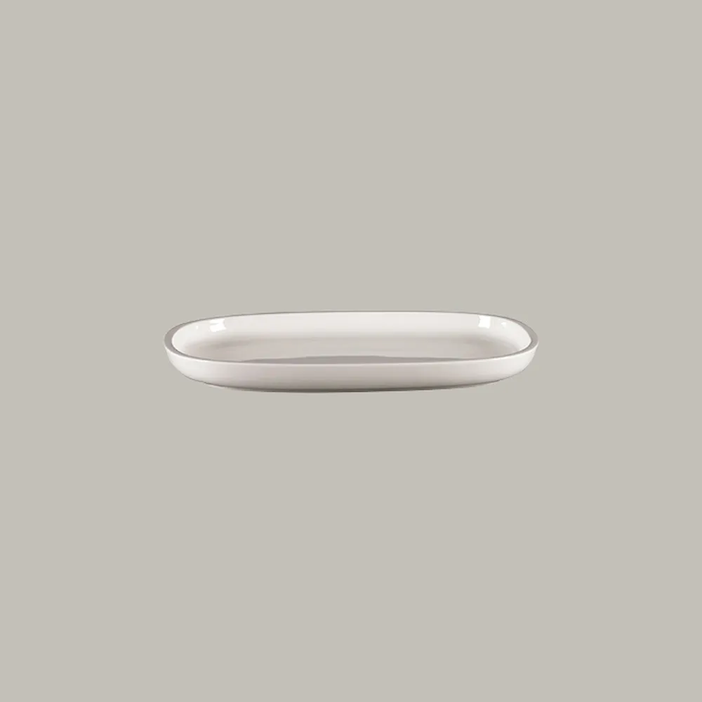RAK Platte oval - white Serie: Ease L 26.1 cm / W 18 cm / Ht. 2.5 cm