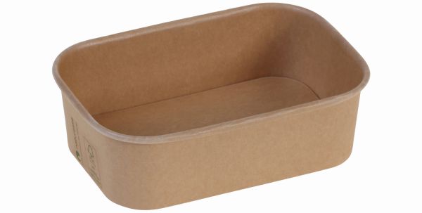 Pacovis Schale Kraft/PLA, 650ml, 173x120x51mm, naturesse