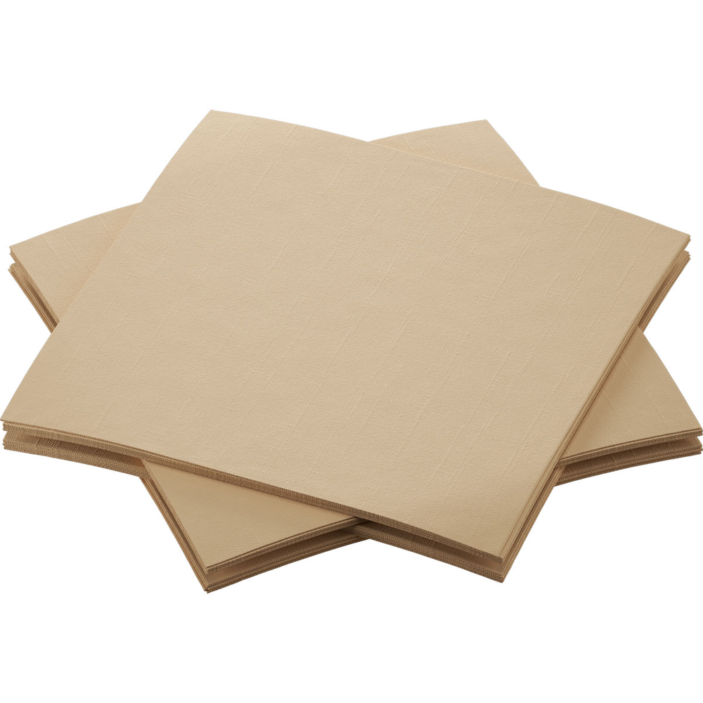 Duni BIO-DUNISOFT-SERVIETTEN 20 x 20 cm, 1/4-Falz, UNI