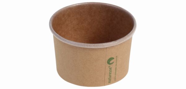 Pacovis Eisbecher Kraft/PLA 120ml, naturesse