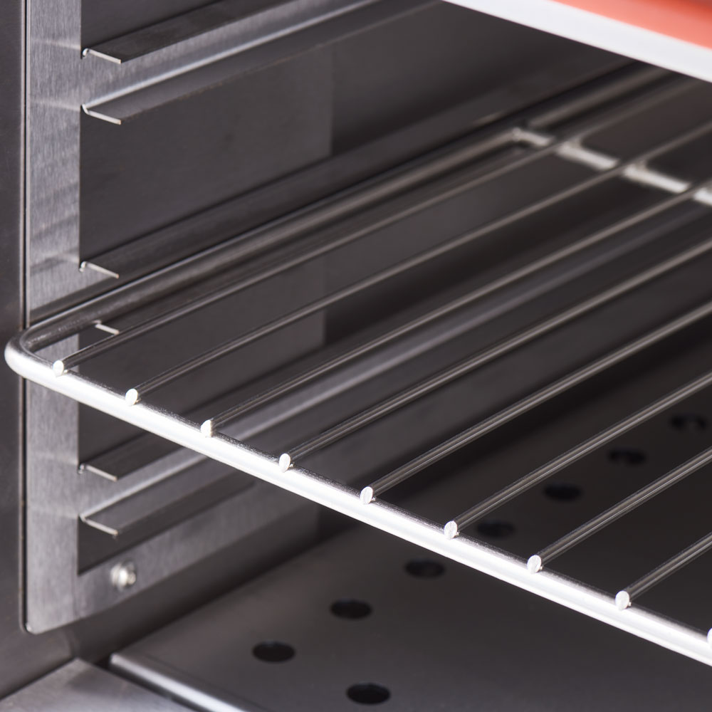 Stalgast Elektro-Herd mit 6 Kochplatten, Umluft-Backofen GN 1/1 und eintürigem U