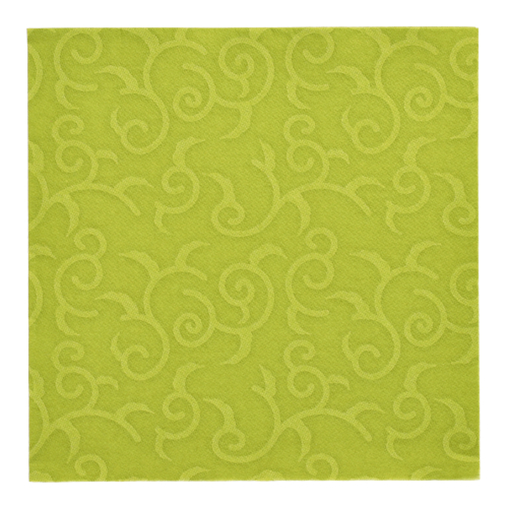 Papstar Servietten "ROYAL Collection" 1/4-Falz 40 cm x 40 cm olivgrün "Casali"