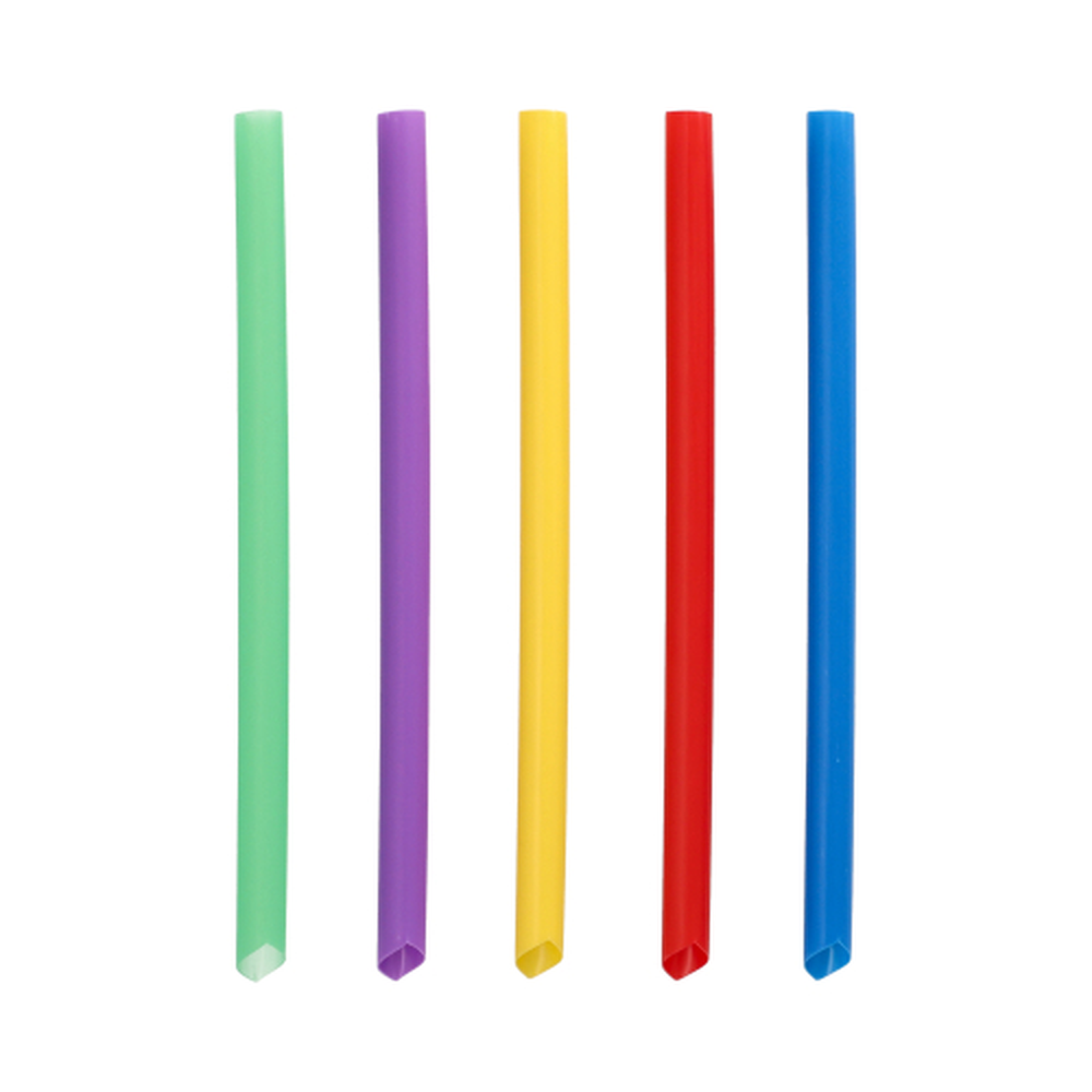 PAPSTAR Mehrweg-Bubble Tea Halme PP Ø 12 mm · 20 cm farbig sortiert einseiti