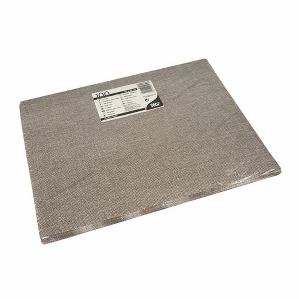 Papstar Tischsets, Papier 30 cm x 40 cm braun "Cotton Style"