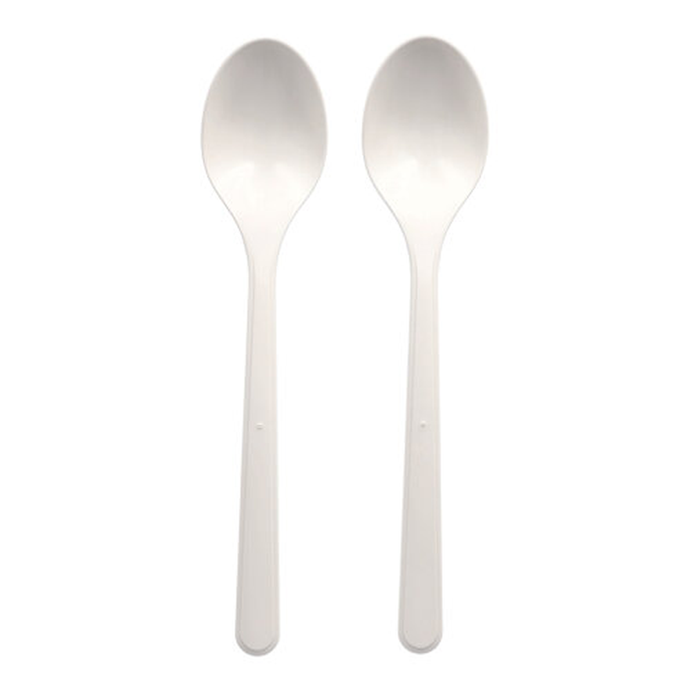 Papstar "Circulware" Mehrweg-Löffel PP-MF 18,5 cm weiss extra stabil