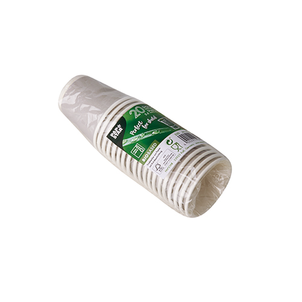 Papstar Trinkbecher, Pappe 5 cl Ø 5 cm · 5 cm silber "Shot"