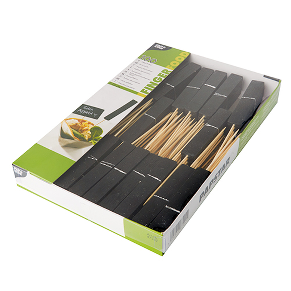 Papstar Fingerfood - Picker 16 cm "Blackboard"