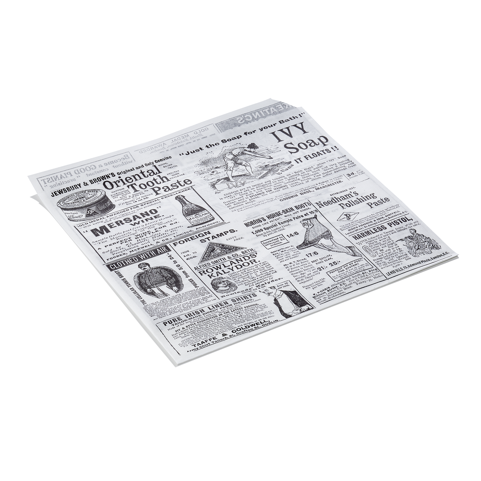 WAS Takeawaytüte Times White Set WRAP & GO, 17 x 18 cm, Set á 1000 Stück, 2-seit