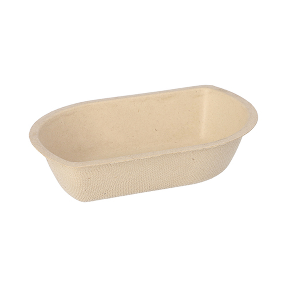 Papstar Snacktrays Zuckerrohr 3,6 cm x 9,9 cm x 15 cm natur